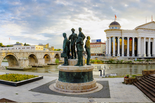 Tour della città a Skopje