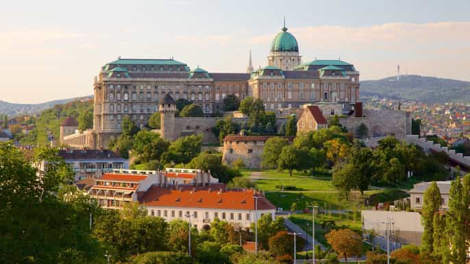 buda castle walking tour in spanish