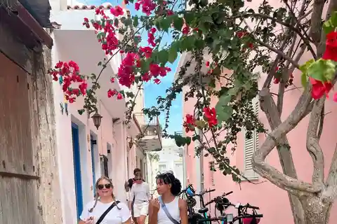 Naxos : Visite privée en E-Bike avec dégustation de vin à l'intérieur de Methexis
