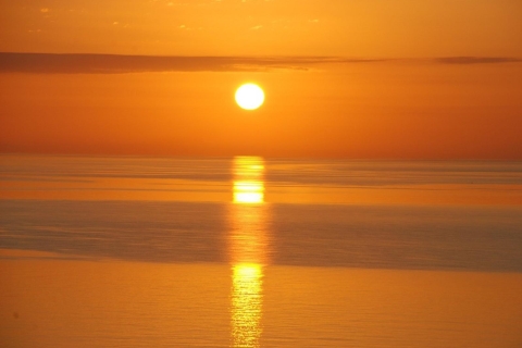 Z Mykonos: 3-godzinny rejs o zachodzie słońca na wyspę Delos