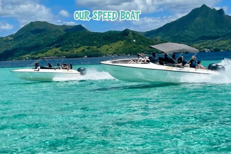 Mauritius: prywatna wycieczka motorówką po 5 wyspach z grillemMauritius: prywatna wycieczka motorówką na 5 wysp z grillem