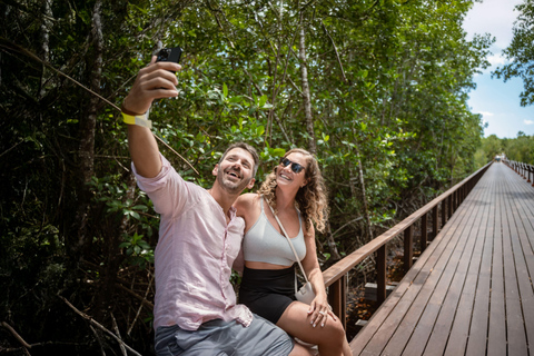 From Cancun: Cozumel Kuza Park & El Cielo Snorkel Tour