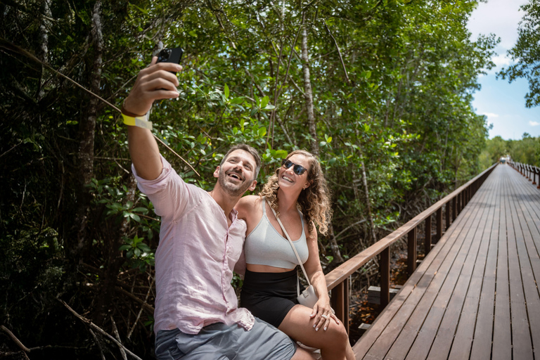 From Cancun: Cozumel Kuza Park & El Cielo Snorkel Tour