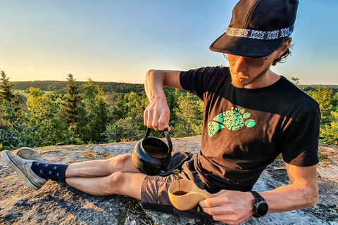 Depuis Stockholm : safari et dîner avec feu de camp