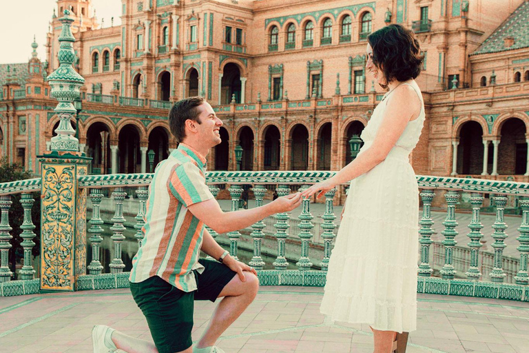 Fotógrafo profesional - Sesión de fotos en la Plaza de España.Fotógrafo profesional. Sesión de fotos en la Plaza de España