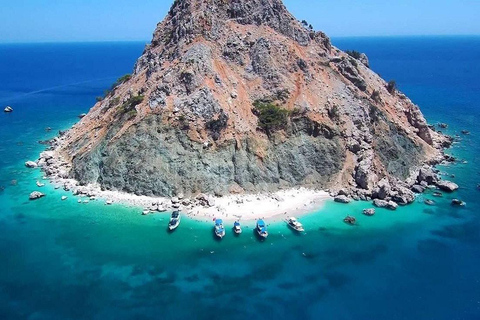 From Antalya: Suluada Island Boat Tour with Lunch & Transfer