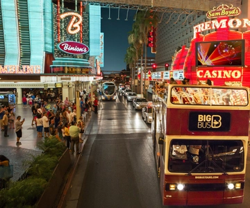 Las Vegas: Sightseeing Night Tour by Open-top Bus