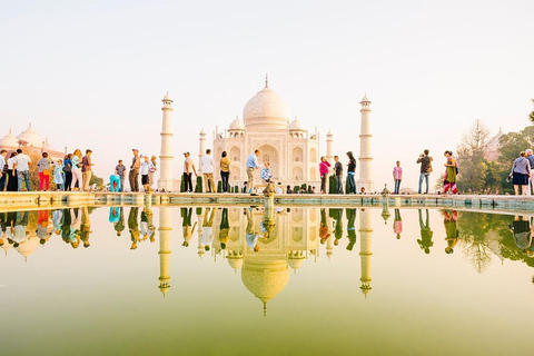 Vanuit Delhi: Taj Mahal en Agra Tour per supersnelle treinVanuit Delhi: Taj Mahal en Agra Tour met Supersnelle Trein