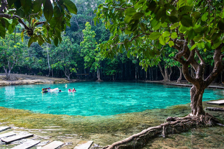 Phuket: Emerald & Blue Pool, Hot Springs & Tiger Cave Krabi Private Tour, Hotel Pick-Up and Drop-Off, English Guide