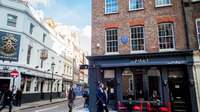 visita guiada a pie por el soho de londres