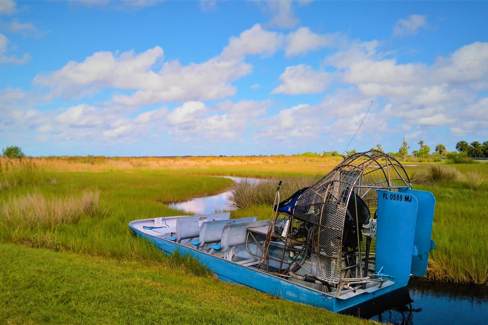  From Miami: Everglades Park Airboat Ride & Wildlife Show 