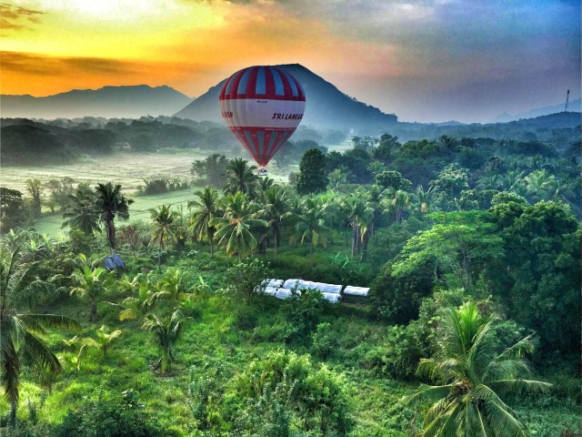 Luchtballonvaart - Sigiriya