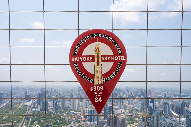 Bangkok: Baiyoke Observation Deck & Revolving Point Ticket Baiyoke Sky Hotel: Observation Deck & Revolving Point Ticket
