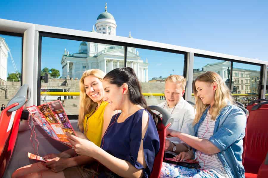 Helsinki mit Bus und Schiff 24-Stunden-Kombiticket. Foto: GetYourGuide Helsinki mit Bus und Schiff 24-Stunden-Kombiticket. Foto: GetYourGuide