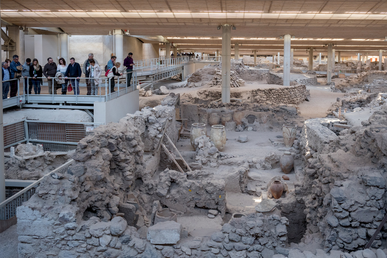 Entdecken Sie Santorini: Prähistorische Akrotiri & Winery Tour