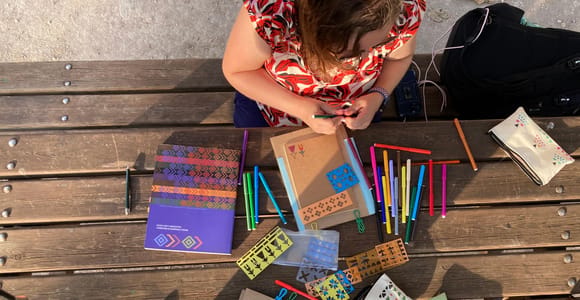 Cagliari: Create your own notebook at the park