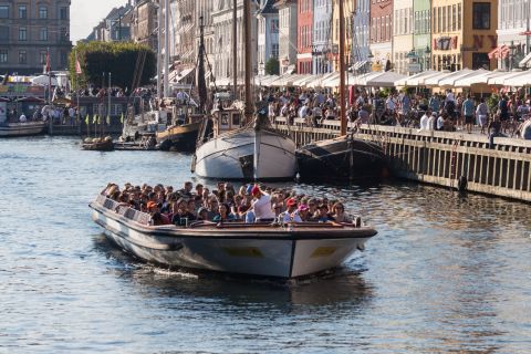 Depuis Nyhavn : croisière sur les canaux à Copenhague