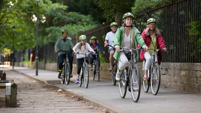 guided cycling tour of york