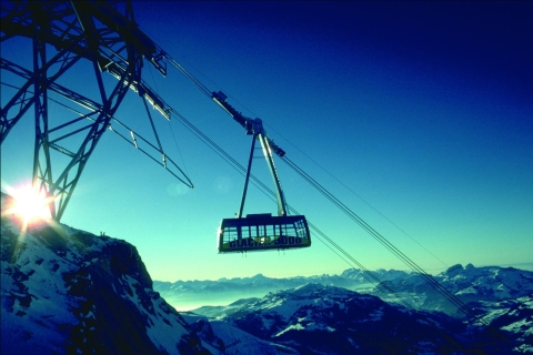 Montreux: lodowiec 3000 doświadczeniaMontreux: Glacier 3000 i kolejka linowa