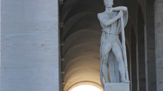 rome architecture at the time of mussolini’s fascism