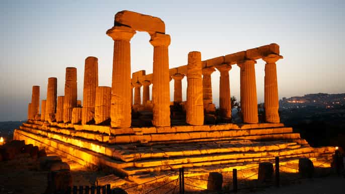 agrigento valle de los templos y museo arqueológico