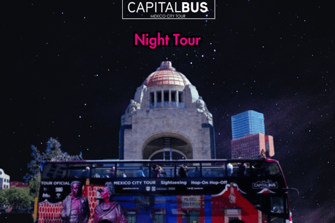 Mexico City: Double Decker Bus Night Tour