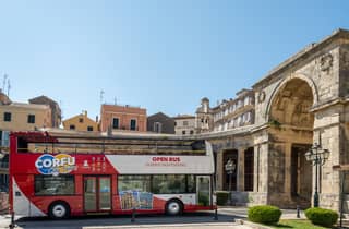 Corfu Old Town and Kanoni: Open-Top Bus Tour