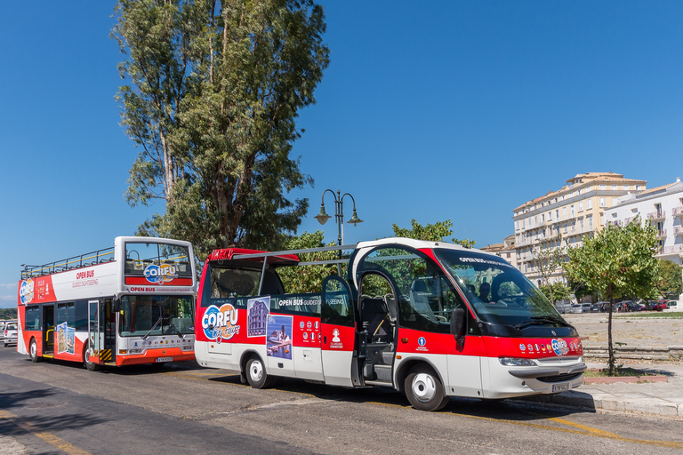 Corfu Old Town and Kanoni: Open-Top Bus Tour
