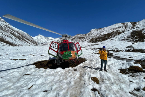 珠穆朗玛峰大本营和五峰岭直升机之旅预订