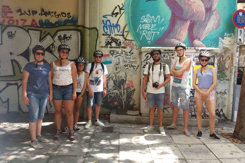 Greek Life and Street Art Electric Bicycle Tour Standard Option