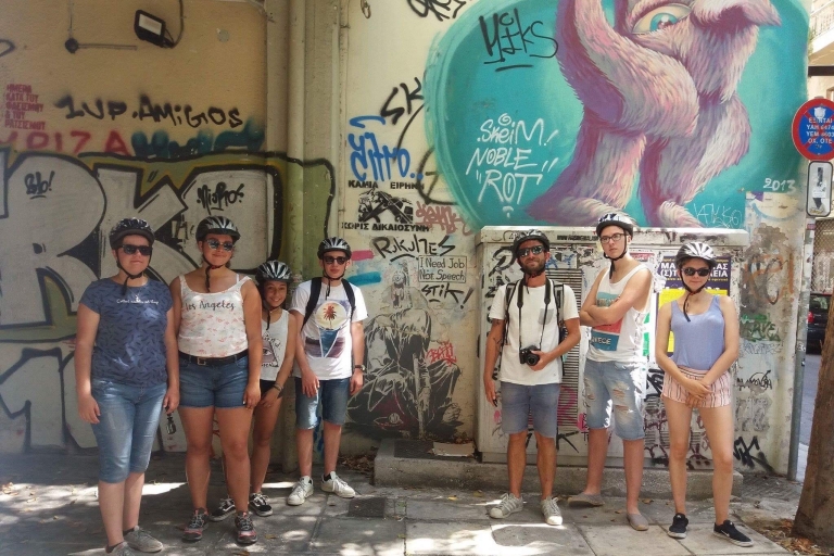 Greek Life and Street Art Electric Bicycle Tour Standard Option