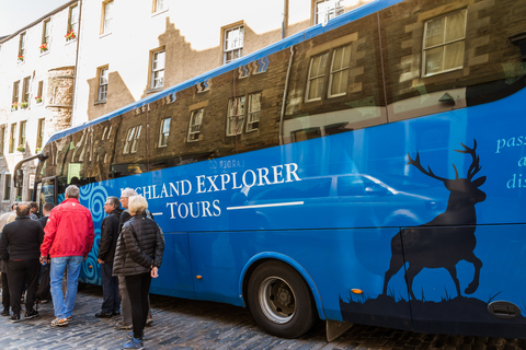 Tour di un giorno intero del Tatuaggio Militare di Edimburgo e delle Highlands scozzesiDa Edimburgo: Royal Edinburgh Military Tattoo e Highlands