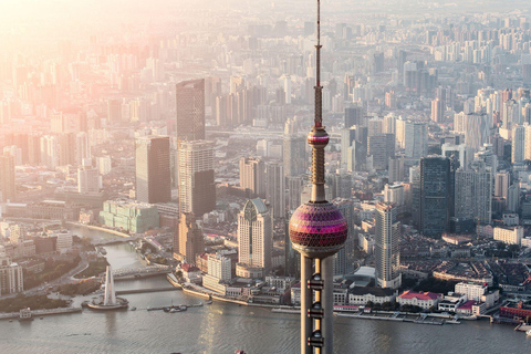 Shanghai: Oriental Pearl Radio &amp; TV Tower e-biljettSky Walking värdepaket + 351 rymdkapsel