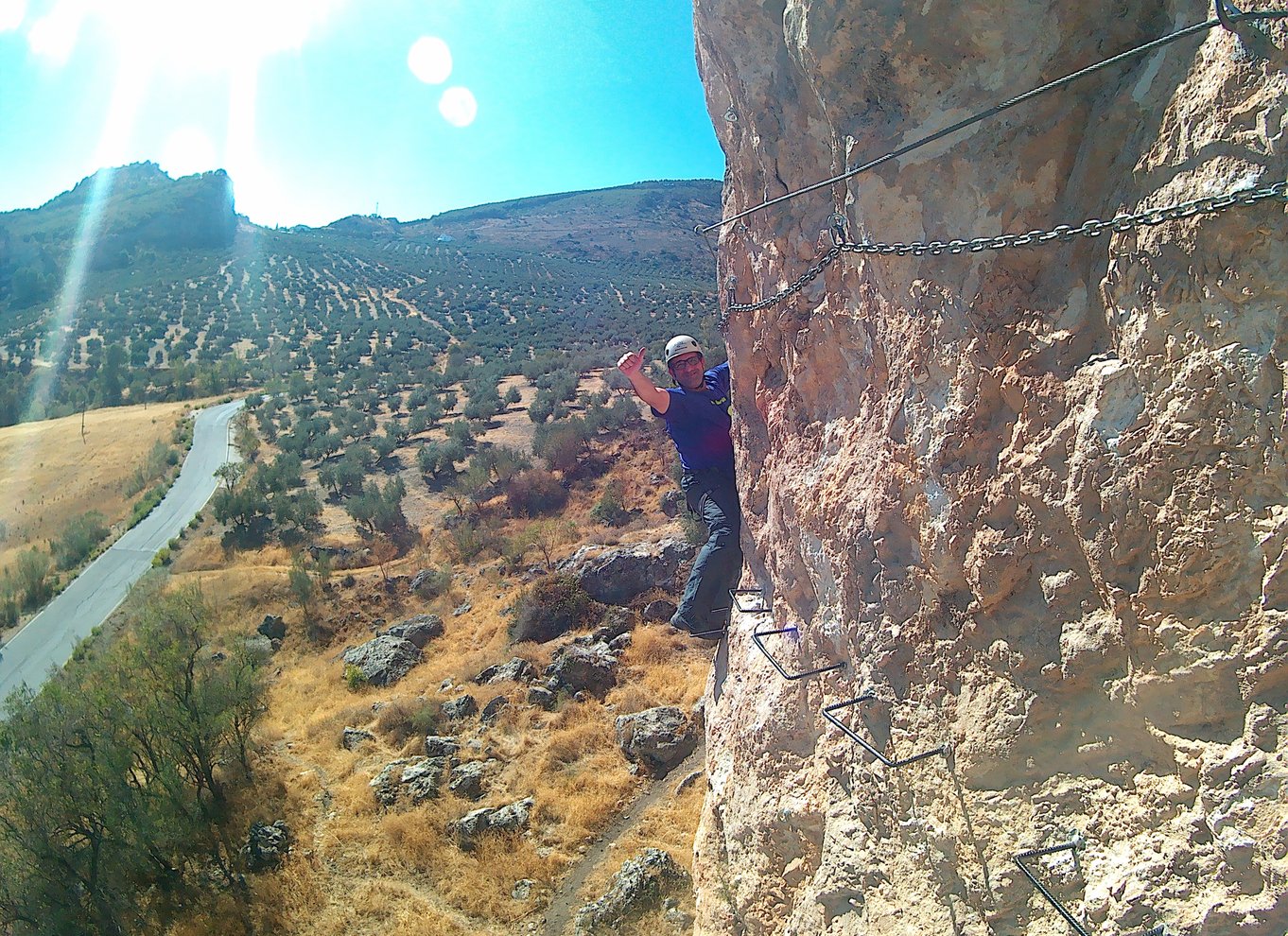 Fra Granada: 3-timers Vía Ferrata i Moclín