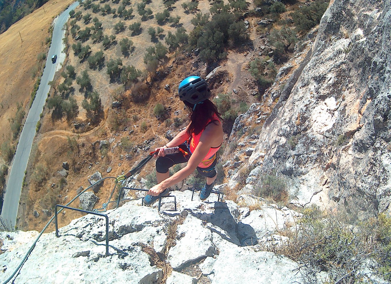 Fra Granada: 3-timers Vía Ferrata i Moclín