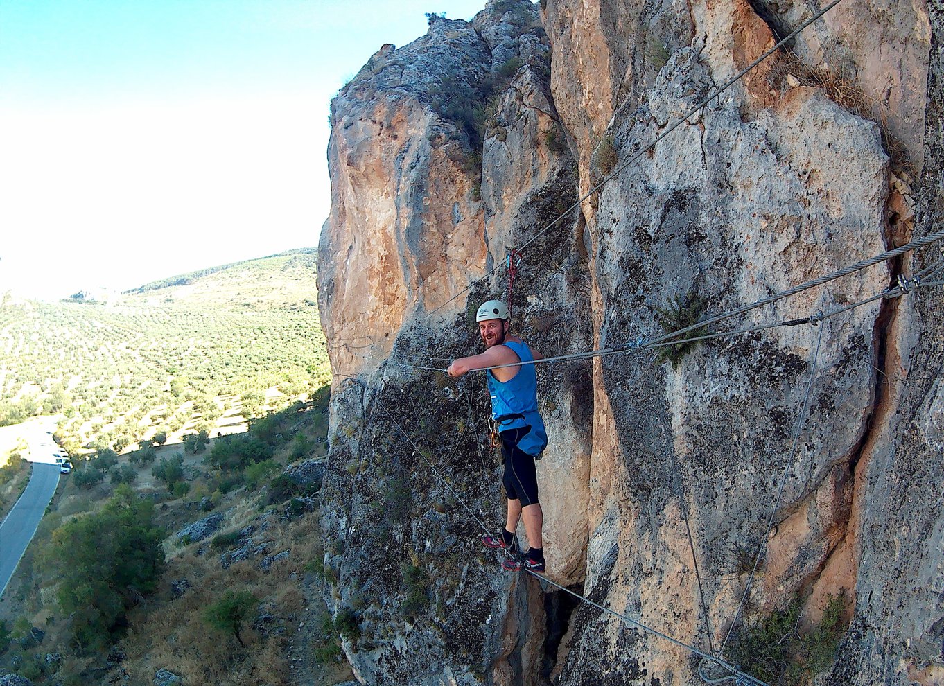 Fra Granada: 3-timers Vía Ferrata i Moclín