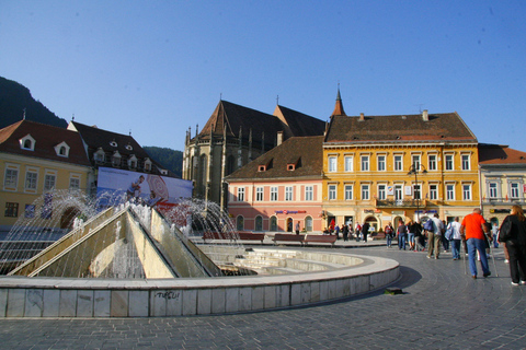 De Sibiu: excursion d'une journée à Brasov et au château de DraculaExcursion d'une journée à Brasov