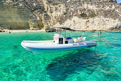 Cagliari: Zodiac Boat Tour, 3-4 SwimStops, Wine & Snorkeling Cagliari: Zodiac Boat Tour, 3-4 Stops, Wine & Snorkeling
