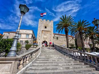 Au départ de Dubrovnik : île de Korčula avec dégustation de vins