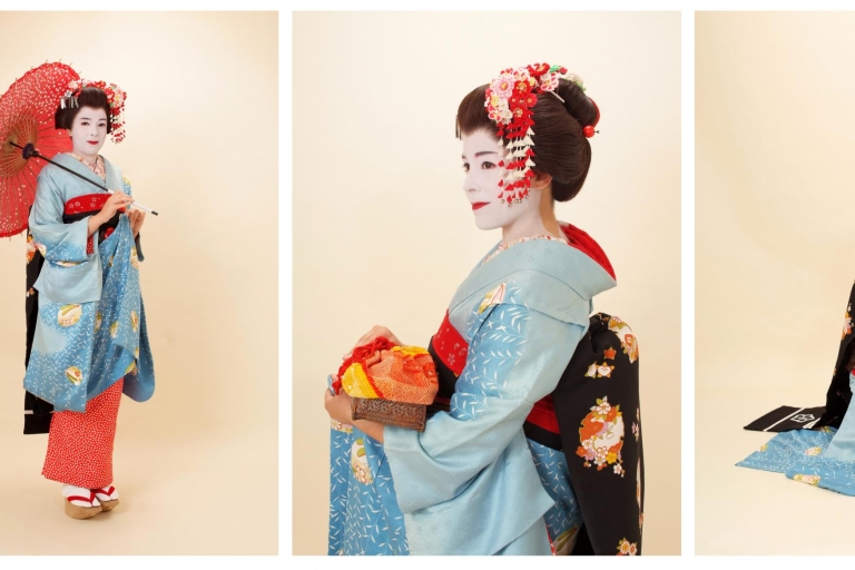 Kioto: Maiko Makeover de 2 horas y sesión de fotos