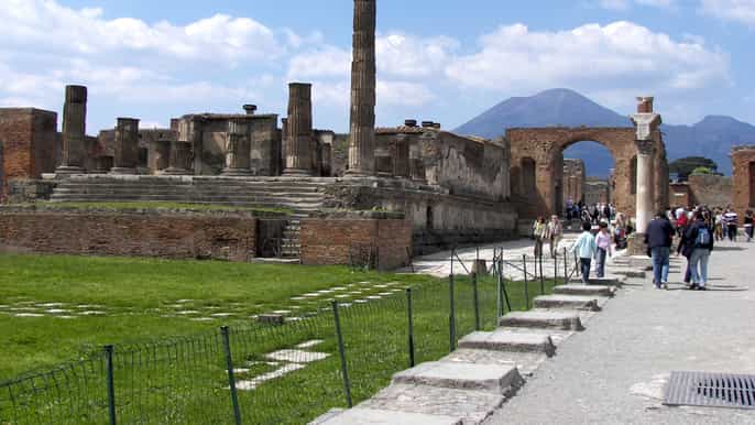 tour de 2 horas por pompeya para niños
