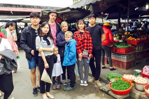 From Hoi An: Market Tour, Basket Boat Ride and Cooking Class