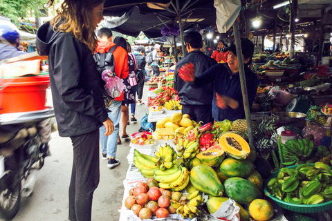 From Hoi An: Market Tour, Basket Boat Ride and Cooking Class