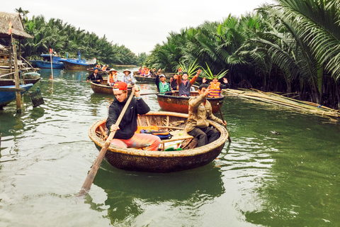 From Hoi An: Market Tour, Basket Boat Ride and Cooking Class