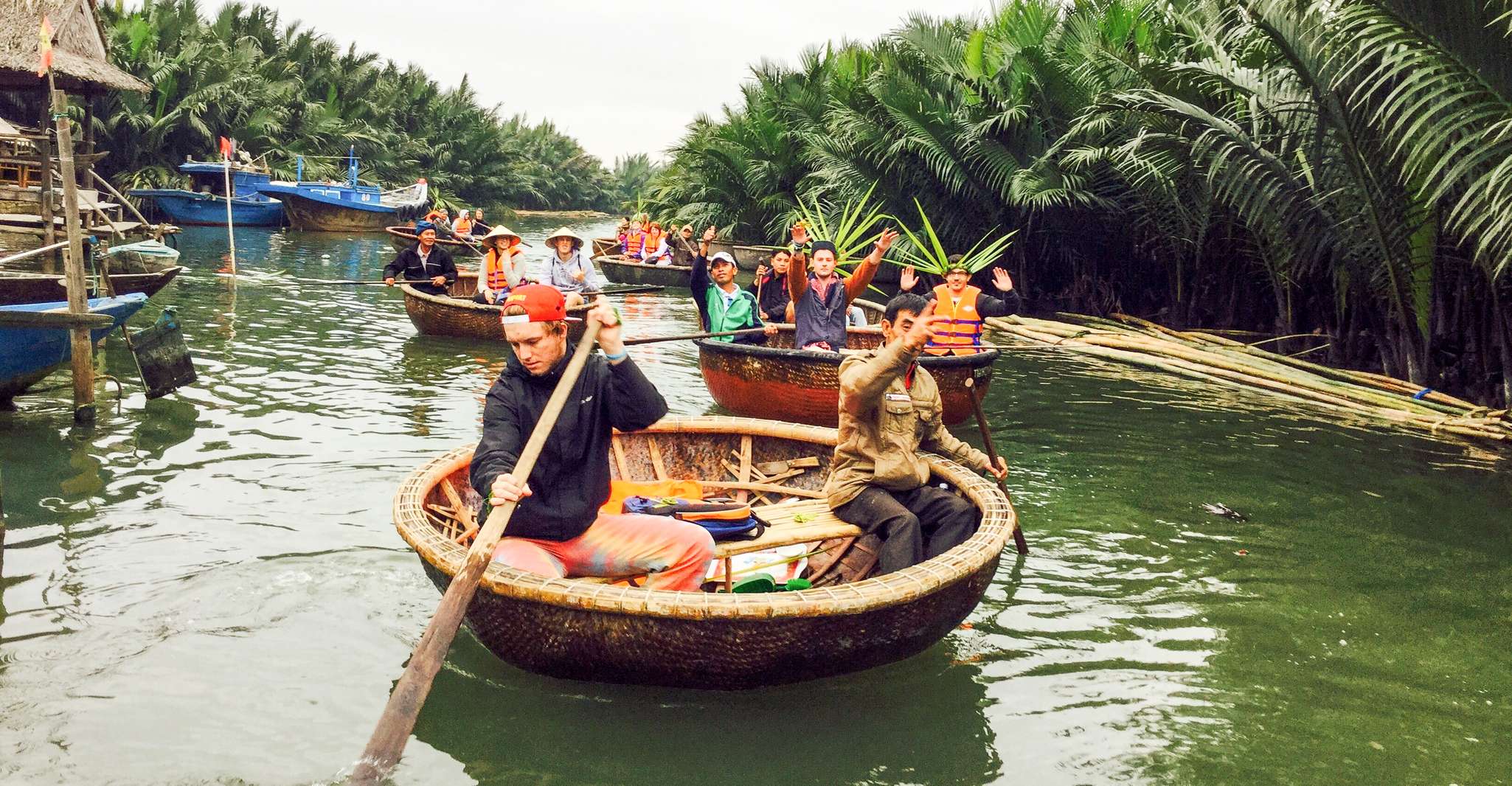 Ba Tran, Hoi An Basket Boat Ride in Water Coconut Forest - Housity