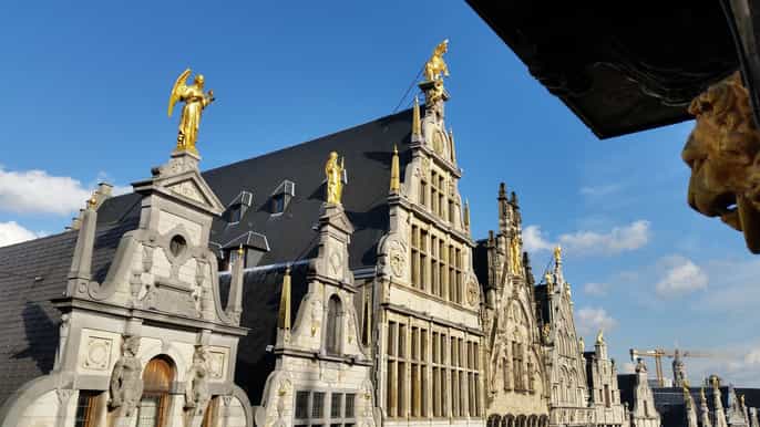 antwerp walking tour from steen to central station