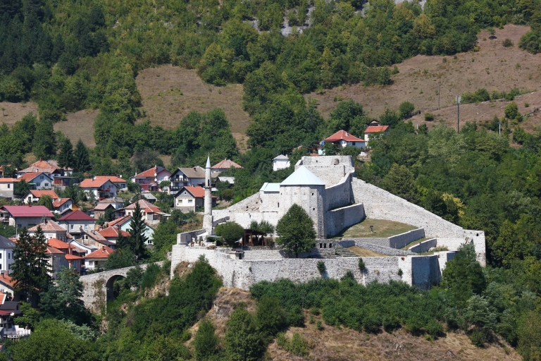 Stadt von Travnik und Jajce Wasserfälle