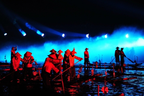 Guilin: croisière privée sur la rivière Li et spectacle de Liusanjie