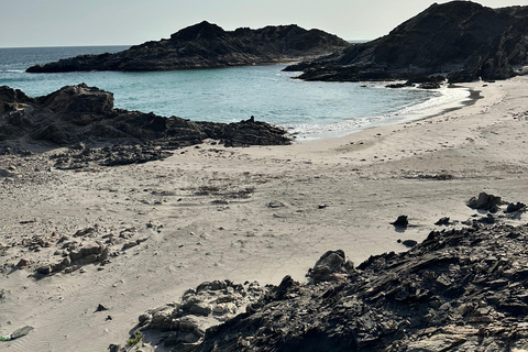 Sterrenlicht aan de kust: een avontuur met een terreinwagen en overnachting op Fazayah BeachSterrenlichtkusten: 4WD-avontuur met overnachting op Fazayah Beach