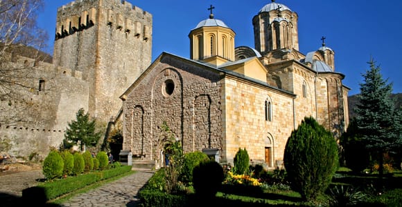 Von Belgrad aus: Manasija-Kloster und Resava-Höhlen-Tour